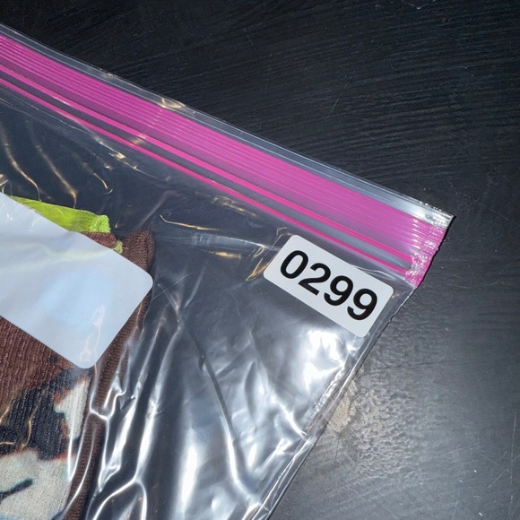 Fleur de Lis Babydoll Dress Y2K Vintage Butterfly Print Mesh Sleeve Trim Medium - Picture 11 of 11